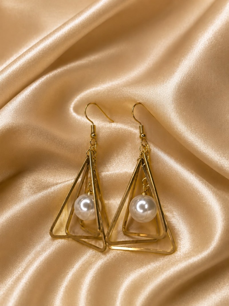 Pearl Prism Earrings