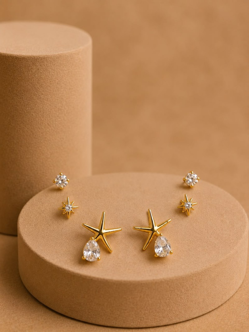 Celestial Earring Set (Pack of 3)